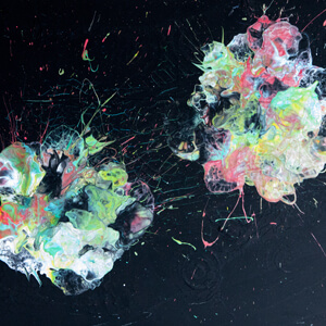 Астрал. Акрил, холст, 2021 год